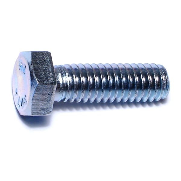 Midwest Fastener Grade 2, 5/16"-18 Hex Head Cap Screw, Zinc Plated Steel, 1 in L, 100 PK 00029 - main